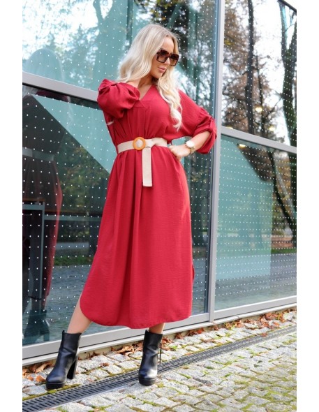 Dress patrashia red, Merribel