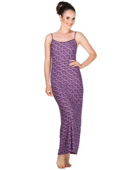 Long purple dress camisole violetta Mewa