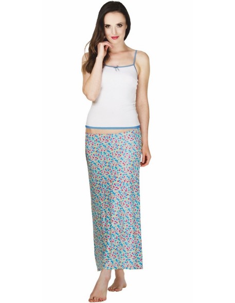 Colorful long skirt women's daisy pattern with flowers Mewa