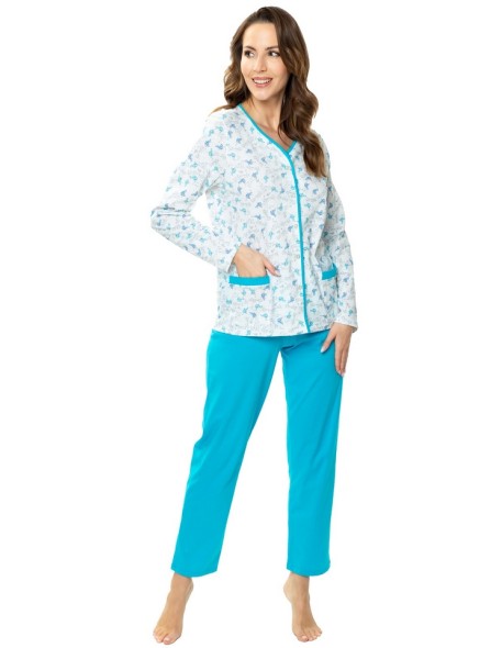 Bawełniana pajamas women's anna Mewa