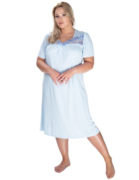 Koszula nocna wiskoza plus size Mewa Berenika Summer 